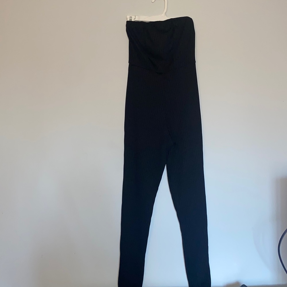 Strapless one piece jumpsuit